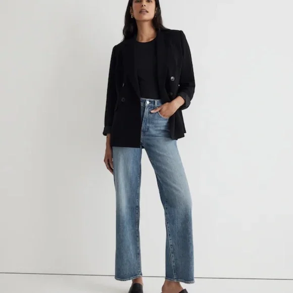 Madewell Heritage Stretch Denim Jeans in Light Blue-EXCELLENT condition - Picture 6 of 11